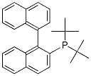 (R)-2-(DI-TERT-BUTYLPHOSPHINO)-1,1'-BINAPHTHYL Struktur