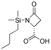 (4R)-N-(1-BUTYLDIMETHYLSILYL)AZETIDIN-2-ONE-4-CARBOXYLIC ACID Struktur