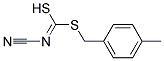 (4-METHYLBENZYL)CYANOCARBONIMIDODITHIOATE Struktur