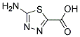 5-amino-1,3,4-thiadiazole-2-carboxylic acid Struktur