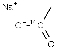 ACETIC ACID-1-14C SODIUM Struktur