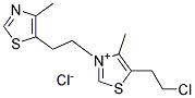 5-(2-CHLOROETHYL)-4-METHYL-3-[2-(4-METHYLTHIAZOL-5-YL)ETHYL]THIAZOLIUM CHLORIDE Struktur