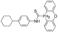 N-(4-CYCLOHEXYLPHENYL)OXO(DIPHENYL)PHOSPHORANECARBOTHIOAMIDE, TECH Struktur