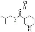 PIPERIDINE-3-CARBOXYLIC ACID ISOBUTYLAMIDE HCL Struktur