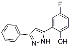 4-FLUORO-2-(3-PHENYL-1H-PYRAZOL-5-YL)PHENOL Struktur