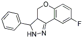 8-FLUORO-3-PHENYL-2,3,3A,4-TETRAHYDROCHROMENO-[4,3-C]PYRAZOLE Struktur