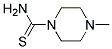 4-METHYL-PIPERAZINE-1-CARBOTHIOIC ACID AMIDE Struktur