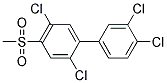 4-METHYLSULFONYL-2,3',4',5-TETRACHLOROBIPHENYL Struktur