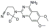 N-(4-AMINO-6,7-DIMETHOXYQUINAZOL-2-YL)-N-METHYL-D3-2-CYANOETHYLAMINE Struktur