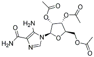 5-AMINO-1-(2',3',5'-TRI-O-ACETYL-B-D-RIBOFURANOSYL)-IMIDAZOLE-4-CARBOXAMIDE Struktur