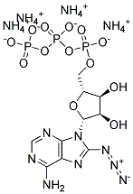 8-AZIDOADENOSINE 5'-TRIPHOSPHATE, AMMONIUM SALT Struktur