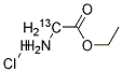 GLYCINE-2-13C ETHYL ESTER, HYDROCHLORIDE Struktur