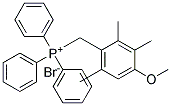 (4-METHOXY-2,3,6-TRIMETHYLBENZYL)-TRIPHENYLPHOSPHONIUM BROMIDE Struktur