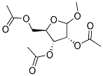 METHYL 2,3,5-TRI-O-ACETYL-D-RIBOFURANOSIDE Struktur