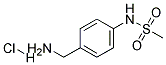 4-(METHYLSULPHONYLAMINO)BENZYLAMINE HYDROCHLORIDE Struktur