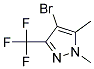 4-BROMO-1,5-DIMETHYL-3-(TRIFLUOROMETHYL)-1H-PYRAZOL Struktur