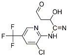 4-[3-CHLORO-5-(TRIFLUOROMETHYL)PYRID-2-YLAMINO]-3-HYDROXYBUTYRONITRIL Struktur