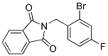 N-(2-BROMO-4-FLUOROBENZYL)PHTHALIMID Struktur