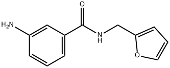 3-AMINO-N-(2-FURYLMETHYL)BENZAMIDE Struktur