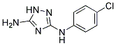 N3-(4-CHLOROPHENYL)-1H-1,2,4-TRIAZOLE-3,5-DIAMINE Struktur