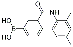 3-(2,4-DIMETHYLPHENYLCARBAMOYL)PHENYLBORONIC ACID Struktur