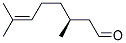 (S)-3,7-dimethyloct-6-enal Struktur