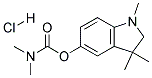 Dimethylcarbamic acid 1,3,3-trimethyl-5-indolinyl ester hydrochloride Struktur