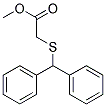 Methyl 2-(benzhydrylthio)acetate  Struktur