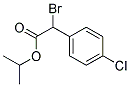 Isopropyl 2-(4-Chlorophenyl)-2-Bromoacetate Struktur