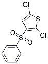 3-Phenylsulfonyl-2,5-Dichloro-Thiophene Struktur