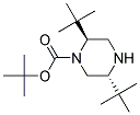 (2S,5R)-1-Boc-2,5-Di-Tert-Butyl-Piperazine Struktur