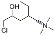 3-Chloro-2-Hydroxypropyl-N,N,N-Trimethyl-Butylnitrile Struktur