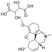 Dihydrocodiene tartrate Struktur