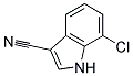 7-Chloro-1H-indole-3-carbonitrile Struktur