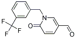 6-Oxo-1-[3-(trifluoromethyl)benzyl]-1,6-dihydropyridine-3-carboxaldehyde Struktur