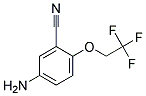 5-Amino-2-(2,2,2-trifluoroethoxy)benzonitrile Struktur