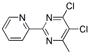 4,5-Dichloro-6-methyl-2-pyridin-2-ylpyrimidine Struktur