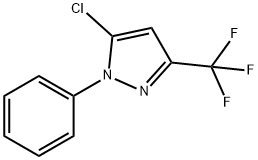 5-Chloro-1-phenyl-3-trifluoromethyl-1H-pyrazole Struktur