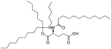 DIHEXYLDECYL LAUROYL GLUTAMATE Struktur