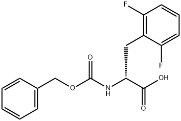 Cbz-2,6-Difluoro-D-Phenylalanine Struktur