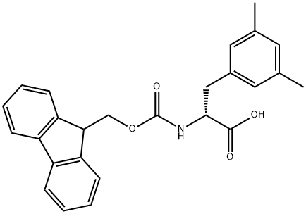 FMOC-3,5-DIMETHY-D-PHENYLALANINE 結構式