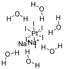 Sodium hexaiodoplatinate(IV) hexahydrate Struktur