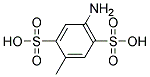 4-Amino-1-Methyl Benzene-2,5-Disulfonic Acid Struktur