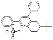 6-tert-Butyl-2,4-diphenyl-5,6,7,8-tetrahydro-chromenyliumperchlorate Struktur