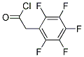 PENTAFLUOROPHENYLACETYL CHLORIDE 98% Struktur