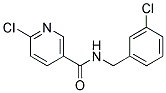 6-Chloro-N-(3-chloro-benzyl)-nicotinamide Struktur