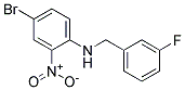 (4-Bromo-2-nitro-phenyl)-(3-fluoro-benzyl)-amine Struktur