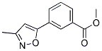 methyl 3-(3-methylisoxazol-5-yl)benzoate Struktur