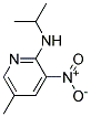 Isopropyl-(5-methyl-3-nitro-pyridin-2-yl)-amine Struktur