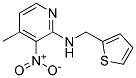 (4-Methyl-3-nitro-pyridin-2-yl)-thiophen-2-ylmethyl-amine Struktur